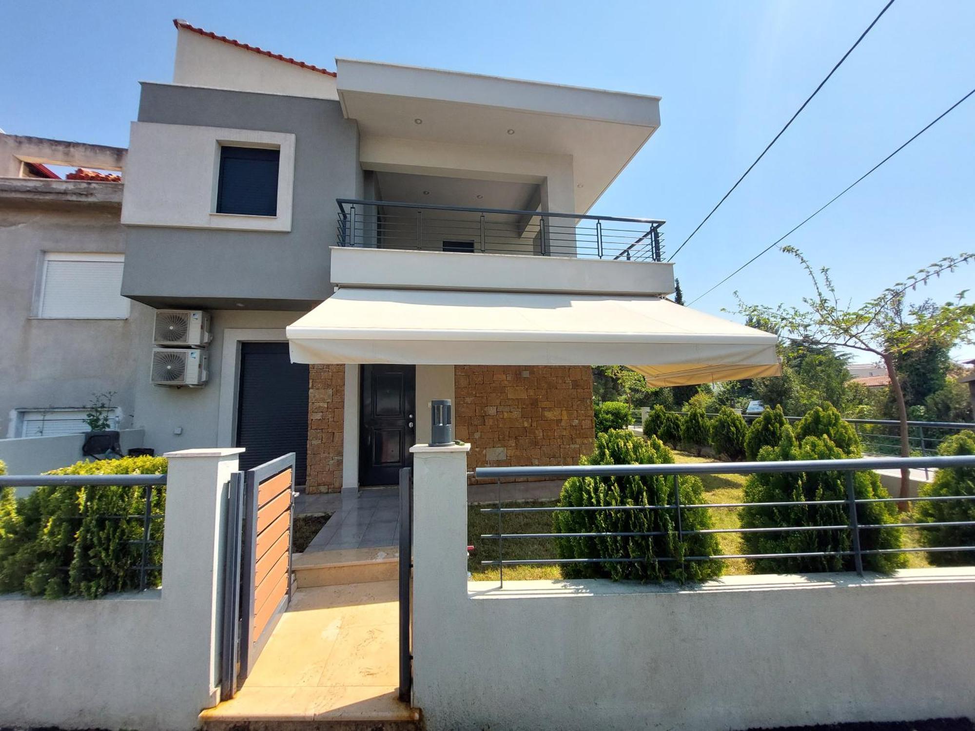 Nikiti Modern Villa Exterior photo
